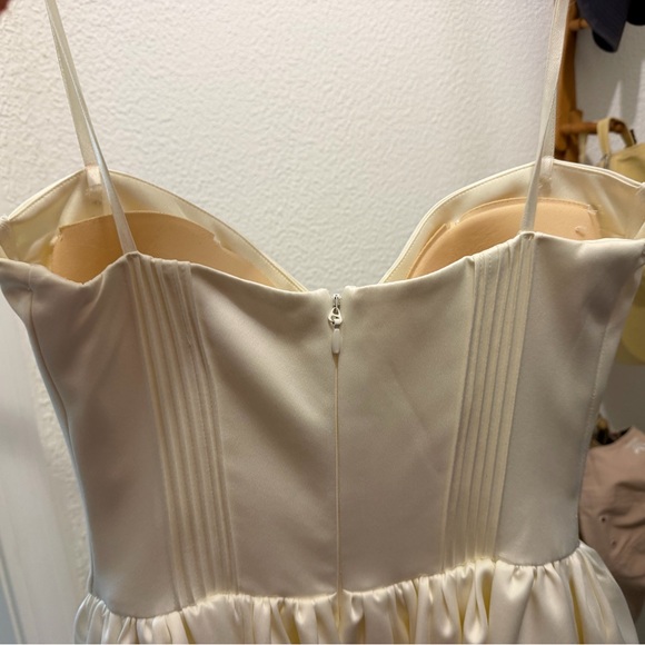 House of CB Cream A-Line Skirt - Picture 8 of 10